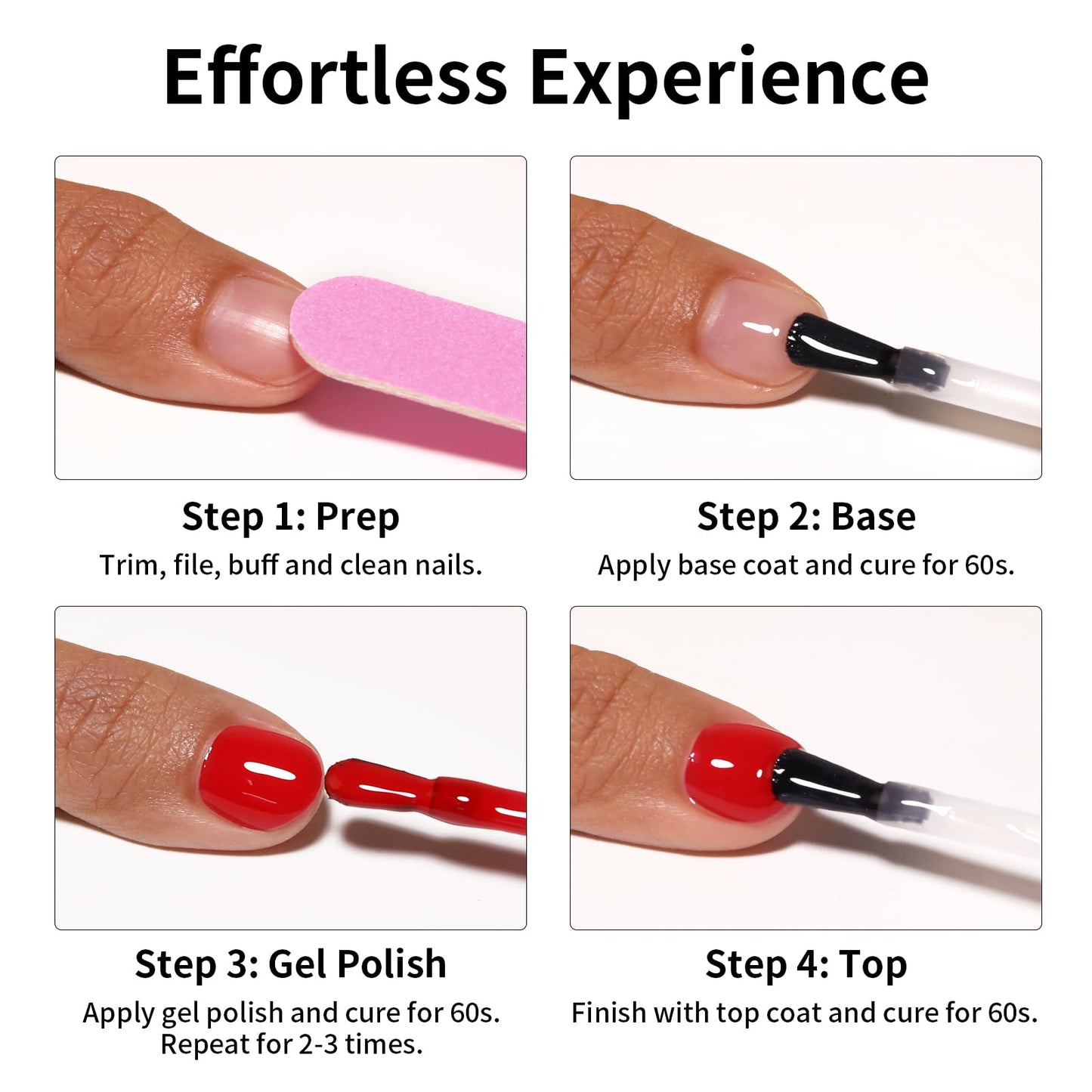 Firedeep Glitter Purple Gel Nail Polish 16ML Big Bottles Pearl Purple Metal Pearl Effect UV/LED Soak Off Gel Polish for Nail Art Manicure DIY 1Pcs