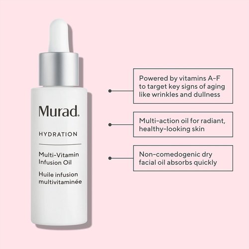 Murad Multi-Vitamin Infusion Facial Oil - Quick Absorption & Deep Hydration - Anti-Aging Treatment, 1.0 Oz