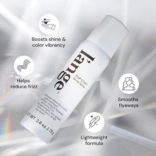 L’ange Top Coat Shine Spray - High-Gloss Finish & Flyaway Control | Lightweight Hydrating Formula