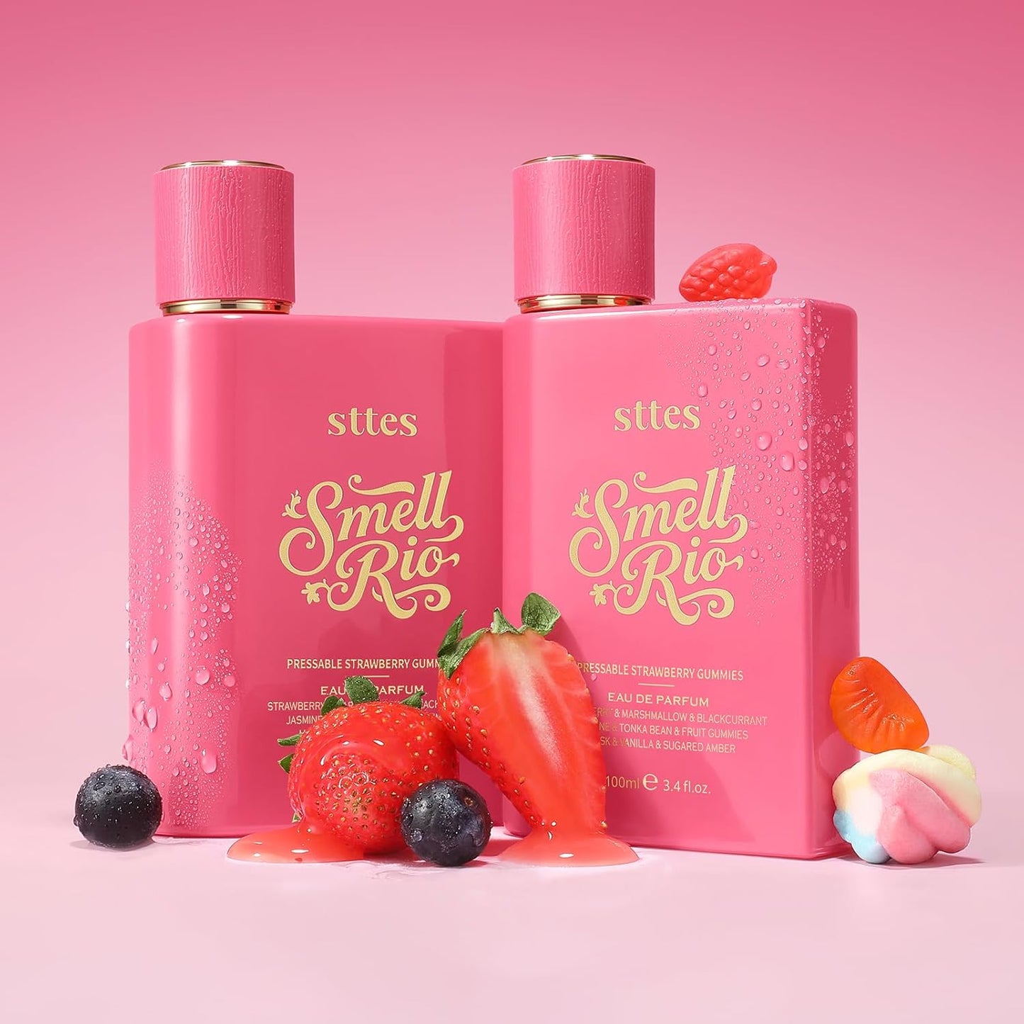 Sttes Smell Rio Perfume - Long-Lasting Hair Perfume for Women | Strawberry, Candy, Vanilla & Marshmallow 100ml