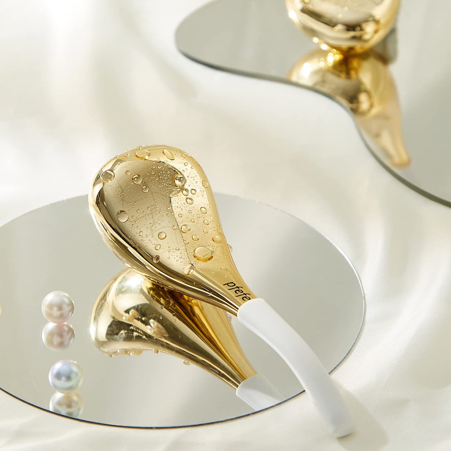 Pfefe Cryo Sticks for Face, Ice Globes Cryo Globes for Facials, Esthetician Supplies Gifts, Unbreakable Stainless Steel Ice Roller Cooling Spa Balls with Storage Case