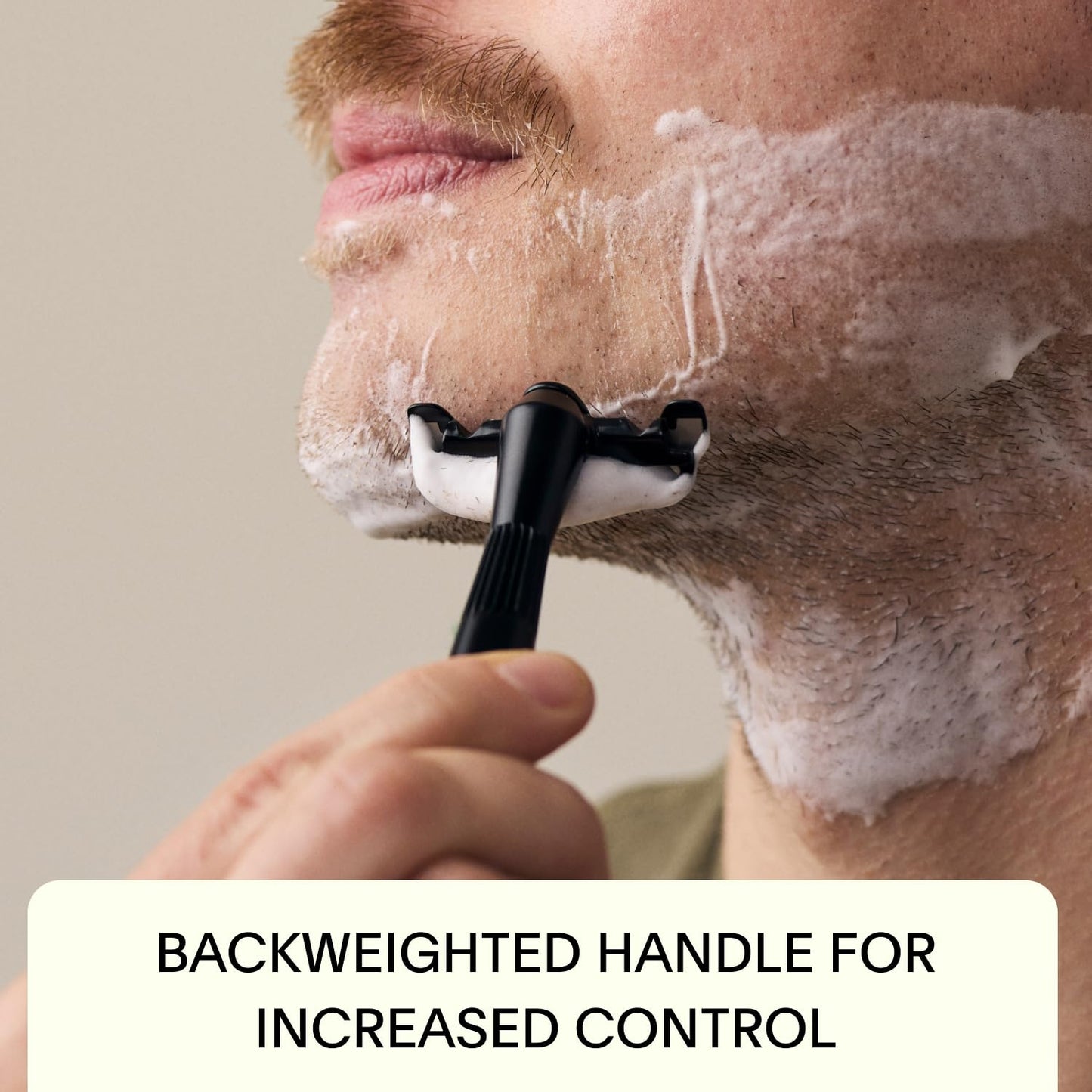 Leaf Shave | Thorn Razor, Black - All-Metal, Eco-Friendly Shaver for Men & Women; Includes 5 Stainless Steel Single-Edge Blades; Recommended for Face Shaving Coarser Hair