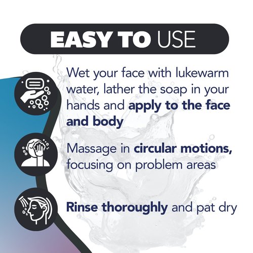 Asepxia Salicylic Acid Bar Soap - Deep Cleansing Acne Treatment with Activated Charcoal | 4 Oz