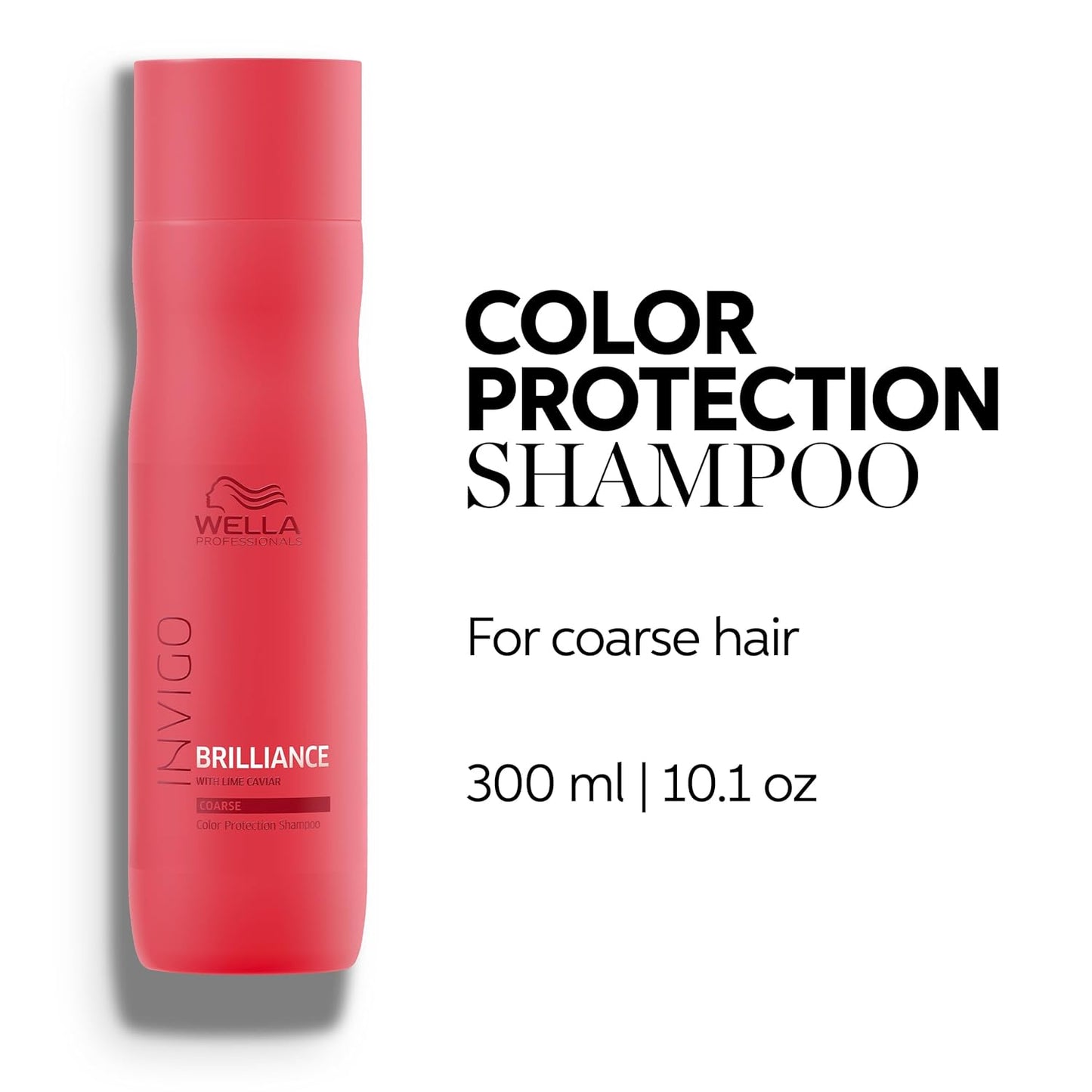 WELLA PROFESSIONALS Invigo Brilliance Shampoo - Color Protection & Vibrancy for Coarse Hair
