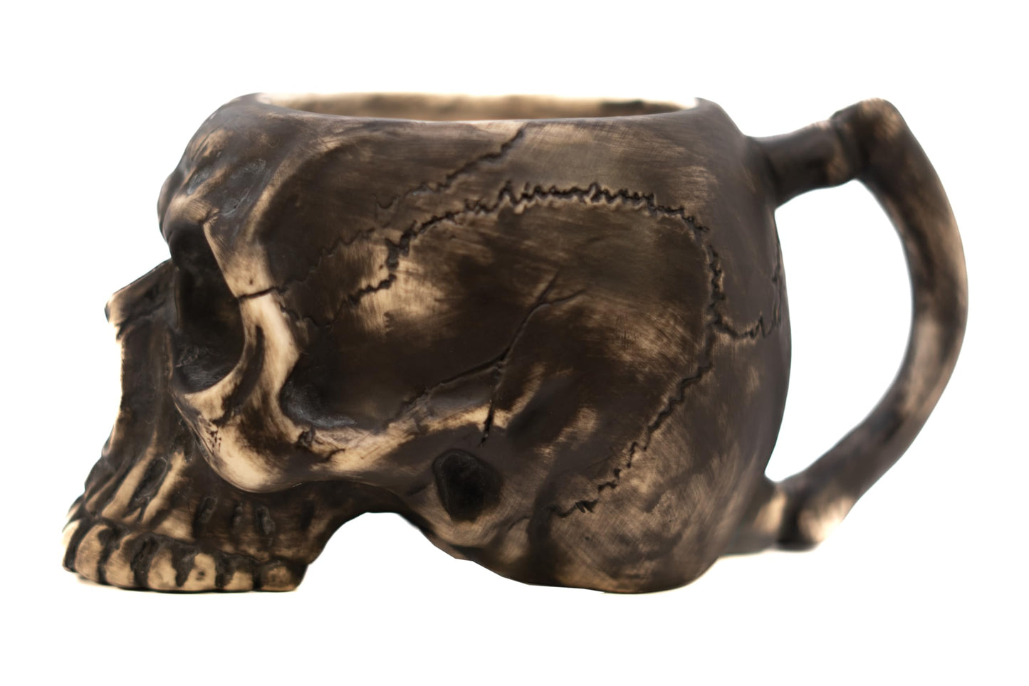 Burn The Ships Shaving Bowl | Shave Bowl Handmade Skull Shaving Mug For Shave Kit | Shaving Brush Bowl For Men | Shaving Soap Bowl | Great For Shaving Set | Shave Brush Bowl | Lather Bowl |Shave Mug