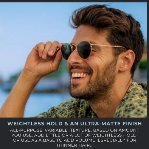 Brightside Textured Cream - Lightweight Hold Matte Finish | Water-Based Clay Blend for All Hair Types