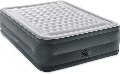 Intex 22in Queen Dura-Beam Comfort Plush High-Rise Inflatable Air Mattress - Built-In Pump, 600lb Capacity