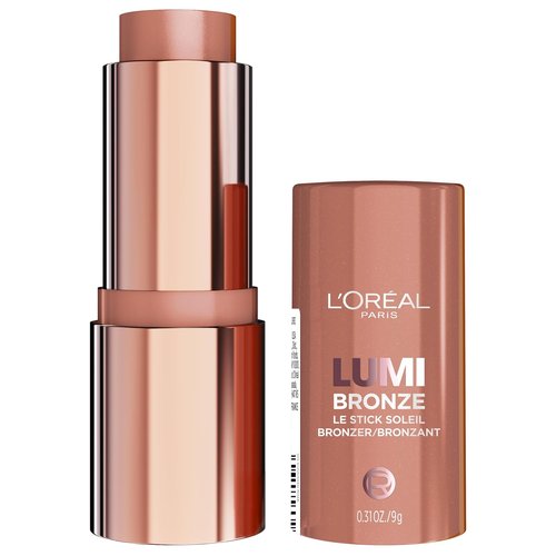 L'Oreal Paris Lumi Bronze Le Stick - Cream-To-Powder Bronzer for Sunkissed Glow | 100 Sunkissed Rosé
