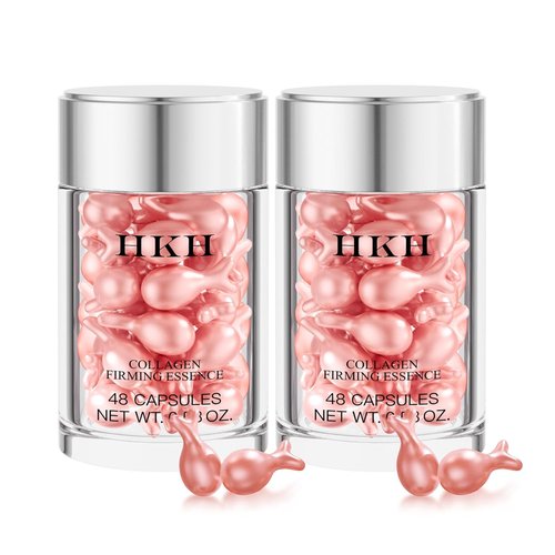 HKH Pro-Retinol Face Serum Capsules - Anti-Aging & Anti-Wrinkle Skincare - 96 Capsules with Vitamin A & E for Smooth, Hydrated Skin