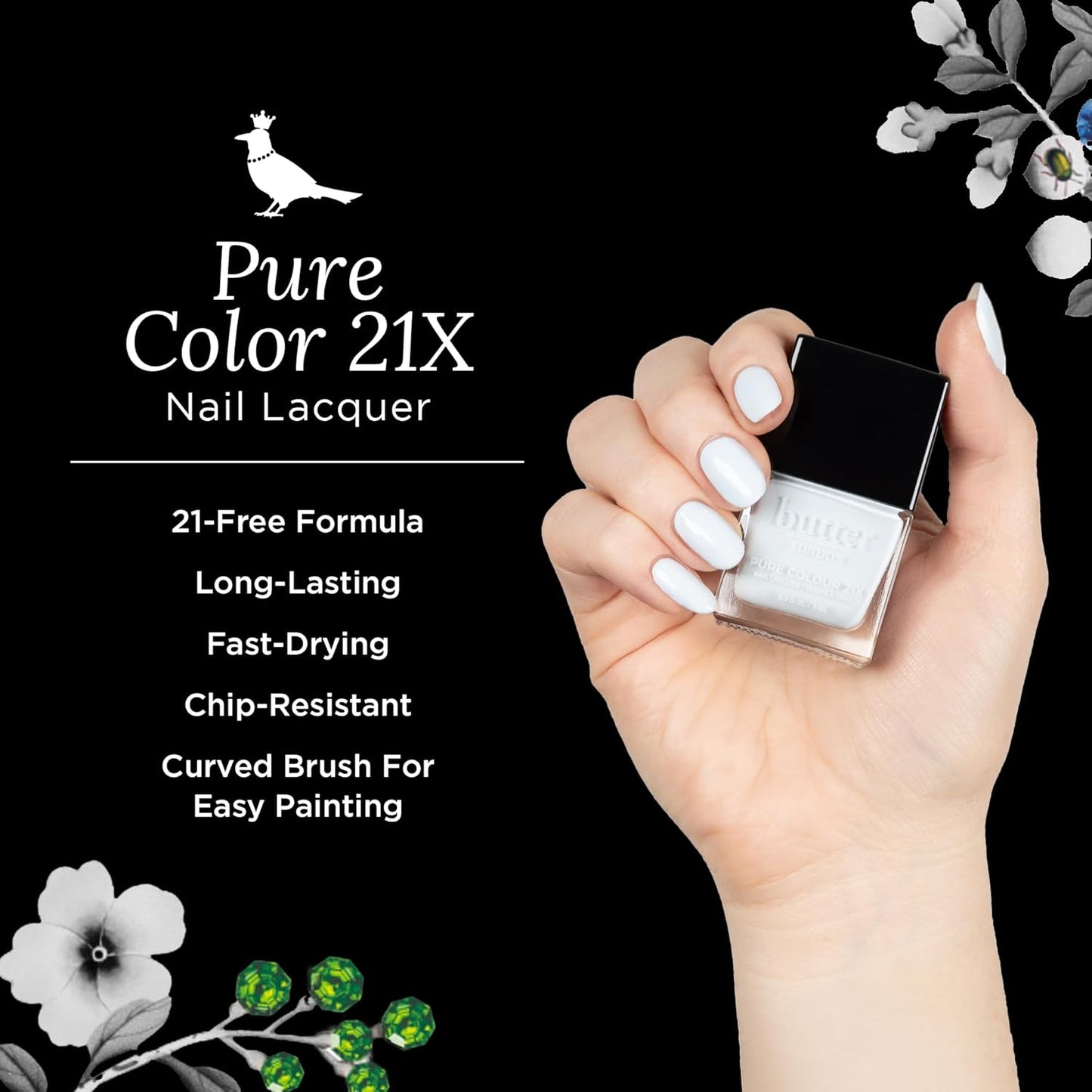 butter LONDON Nail Lacquer Polish - Candy Floss | Fast-Drying, Long-Lasting, Vegan & Cruelty-Free