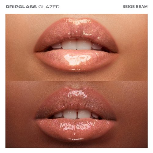 MORPHE Dripglass High Shine Lip Gloss - Non-Sticky, Glass-Like Finish - Beige Beam (0.13 Fl Oz)