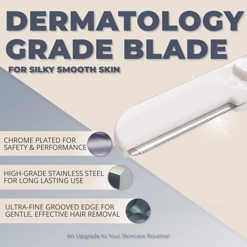 Jasclair Dermaplaning Razor - 9 Count Face Razors for Women | Gentle Exfoliation & Flawless Makeup Prep