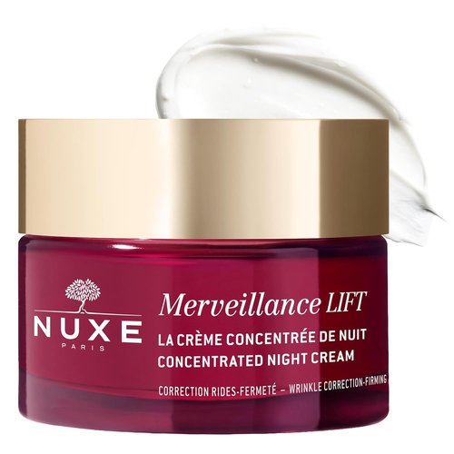 Nuxe Merveillance Lift Night Cream - Anti-Aging Face Moisturizer for Smoother Skin | 1.7 Fl Oz