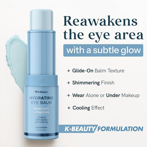 Regine Switzerland Ultra Shimmer Eye Balm - Hydrating Anti-Aging Formula with Hyaluronic Acid & Peptides | Reduces Puffiness, Dark Circles & Fine Lines - 0.52 fl oz
