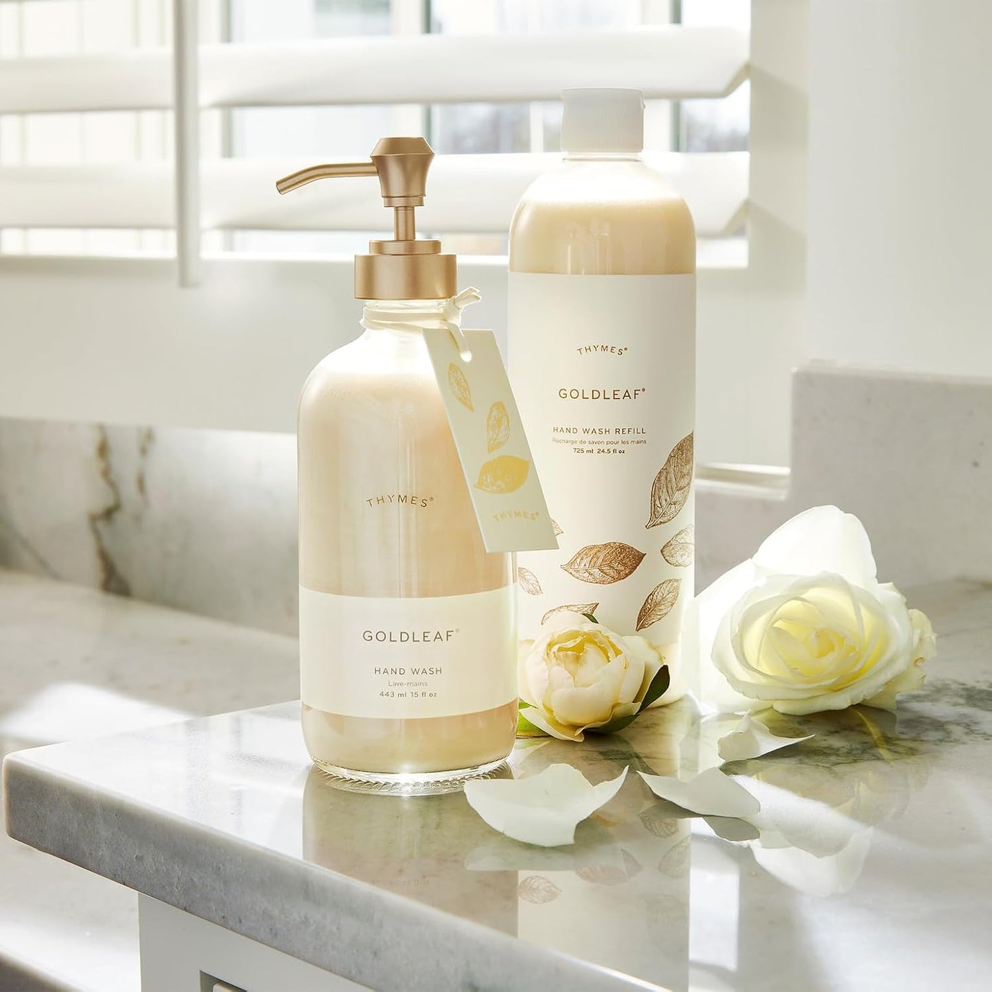 Thymes Goldleaf Large Hand Wash - Luxurious Moisturizing Formula - 15 Fl Oz