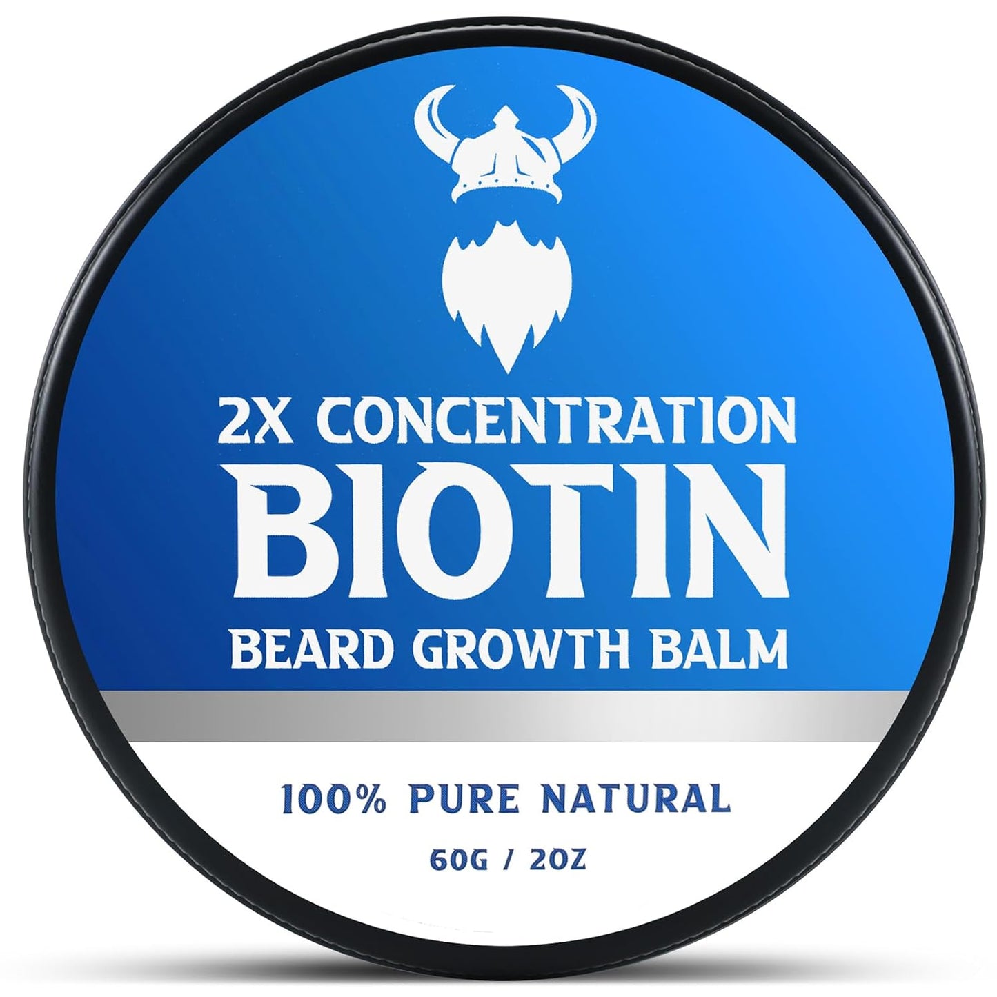 Skiennix Beard Balm - 2X Biotin Concentration for Men | Natural Softening Oil Blend (2 oz)