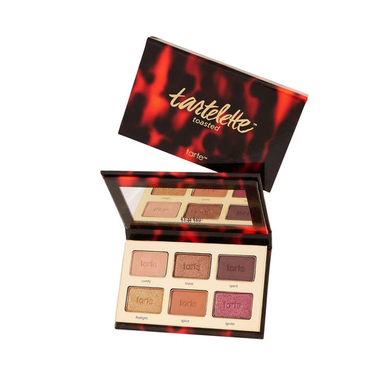 Tarte Tartelette Toasted Mini Amazonian Clay Palette - Longwear Shimmer & Matte Eyeshadow, Blendable Formula