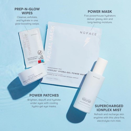 NuFACE IonPlex Hydra-Gel Under Eye Patches - Cooling Treatment for Puffy Eyes & Dark Circles (60 Count)