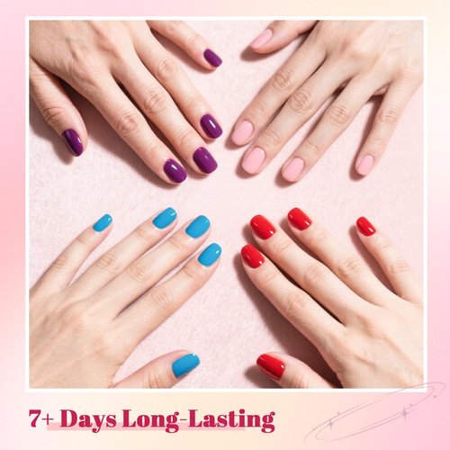 OpenLive 20 Color Perfume Nail Polish Set Red, Pink, Pueple and Green Quick Drying Nail Polish Set for Women Salon DIY Nail Art