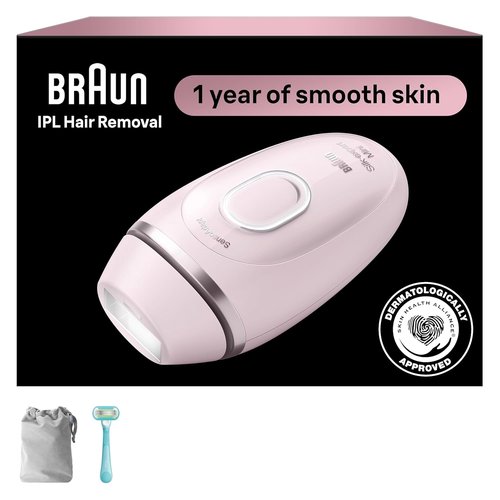 Braun Silk·Expert Mini IPL Hair Removal Device - At-Home Permanent Laser Hair Reduction for All Skin Types