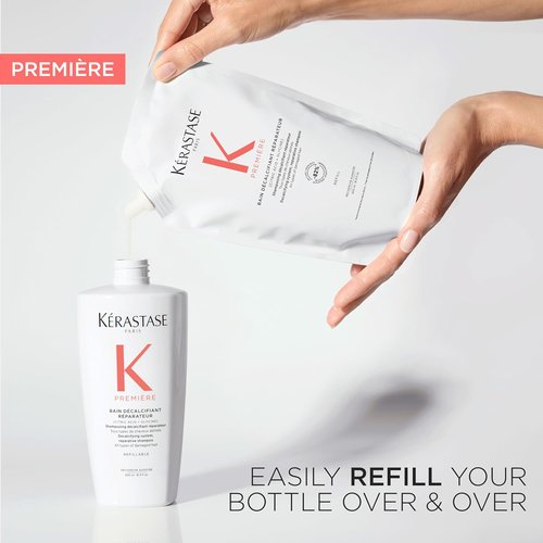 Kerastase Premiere Sulfate-Free Shampoo - Strengthens & Smoothes Damaged Hair, Citric Acid Formula