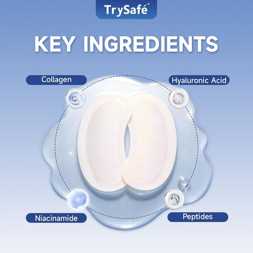PDRN & Calcium Micro Eye Patches by Regine Switzerland - Reduce Puffiness, Dark Circles & Wrinkles | Infused with Hyaluronic Acid, Kojic Acid & Peptides