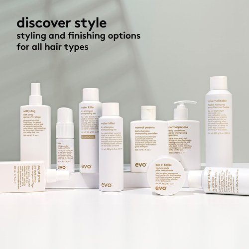 EVO Miss Malleable Flexible Hairspray - Strong Hold Hairspray, Malleable For Long Lasting Style, Shape Control & Brushable Finish - 9.0oz