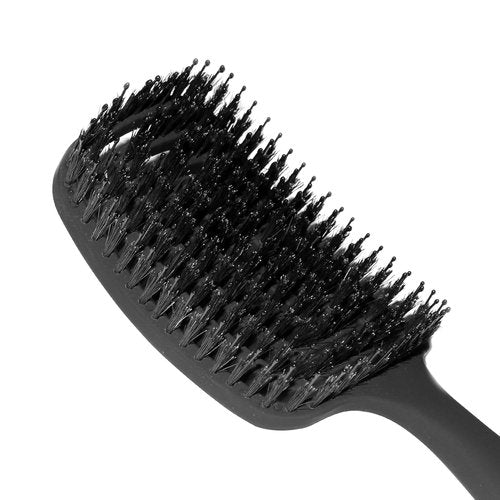 Kinetic Detangling Hair Brush - Boar & Nylon Bristles for Scalp Massage | Professional Vented Design for Shiny, Smooth Long Hair