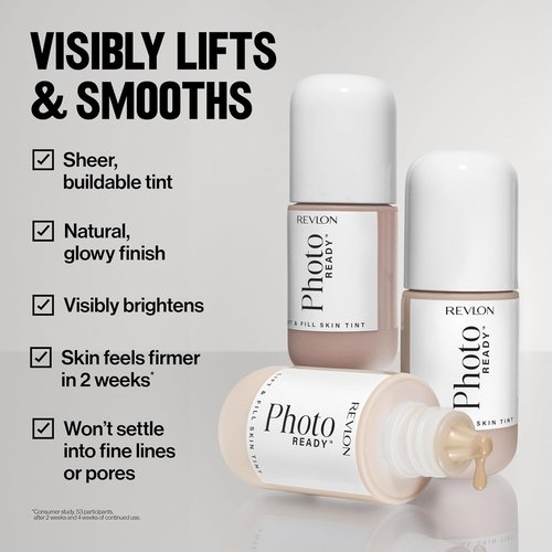 Revlon PhotoReady Skin Tint - Multi-Use Glow Enhancer & Highlighter for Radiant Skin, Sheer Coverage, 1 fl oz