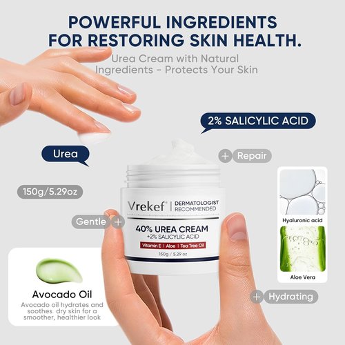 Regine Switzerland Urea Cream 40% - Maximum Strength Foot & Hand Cream for Dry, Cracked Skin