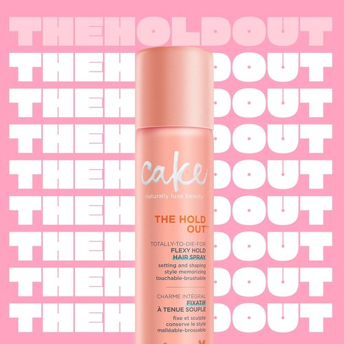 Cake Beauty Hairspray - The Hold Out for Flexible, Touchable Hold | Vitamin E & Abyssinian Oil - 5.6 Oz.