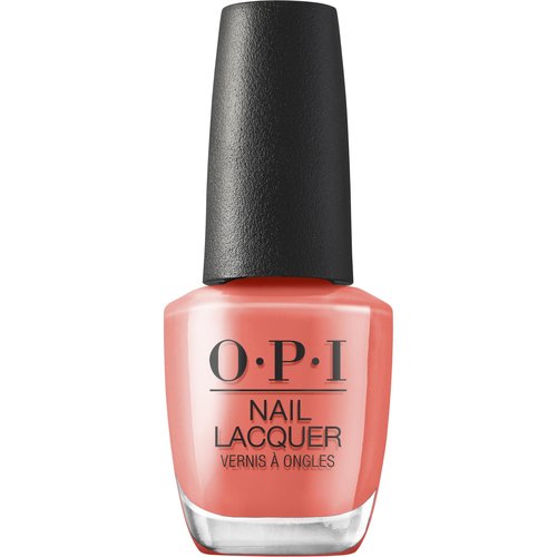 OPI Nail Lacquer Shrimp Cocktail | Opaque Medium Warm Sunset Orange Crème Chip Resistant Nail Polish | The New OPIcons Collection | Spring 2026