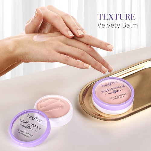 Bayfree Silk Smoothing Primer Balm - Poreless Formula for Smooth, Flawless Skin | 0.35 oz