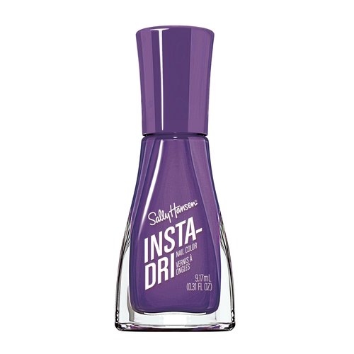 Sally Hansen Insta-Dri Nail Polish | Quick Dry, Long Lasting, Streak-Free Shine | Opaque, Shiny | 484 Mind Blending | Dark Purple Nail Color