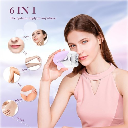 Regine Switzerland Epilator for Women - Rechargeable Hair Removal Device with 36 Tweezers | Smooth Skin for Face, Legs, Bikini & Arms
