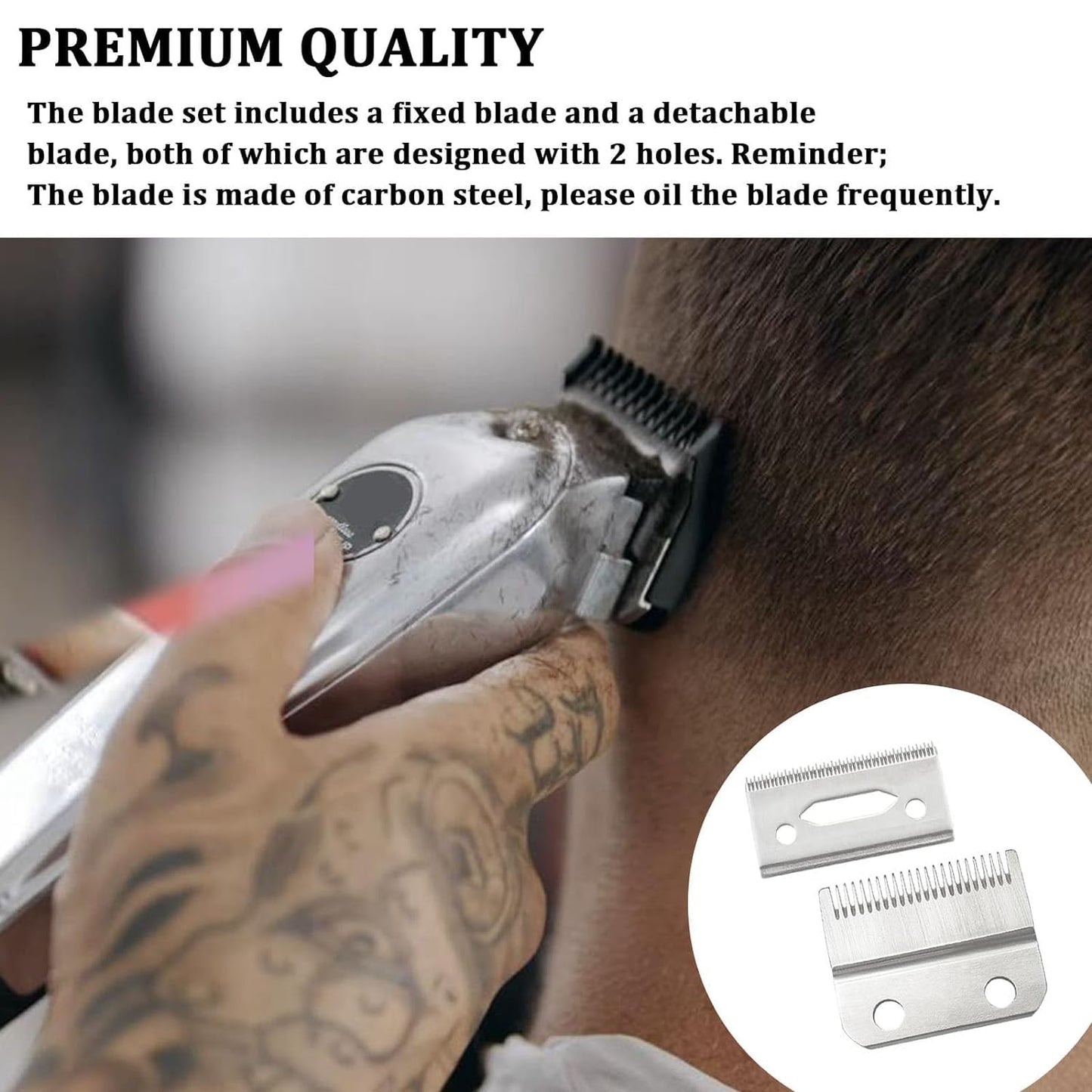 Wahl 2161 Clipper Blade - Replacement for 5 Star Cordless Magic Clip #8148 | 6X0 Balding Clippers