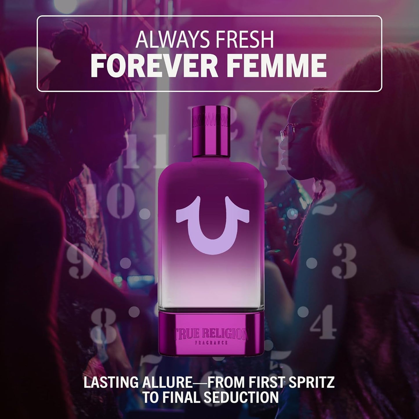 True Religion Always True Femme - 3.4 fl oz EDP | Women's Amber Floral Perfume with Fruity Notes