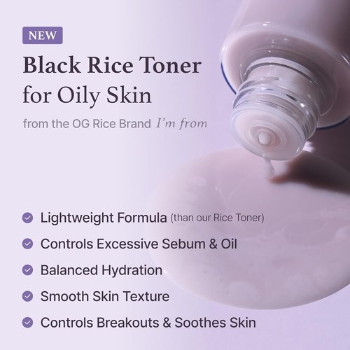 Rice Toner Duo by I'm From - Day & Night Glow Set for Radiant Skin | 2 x 150ml