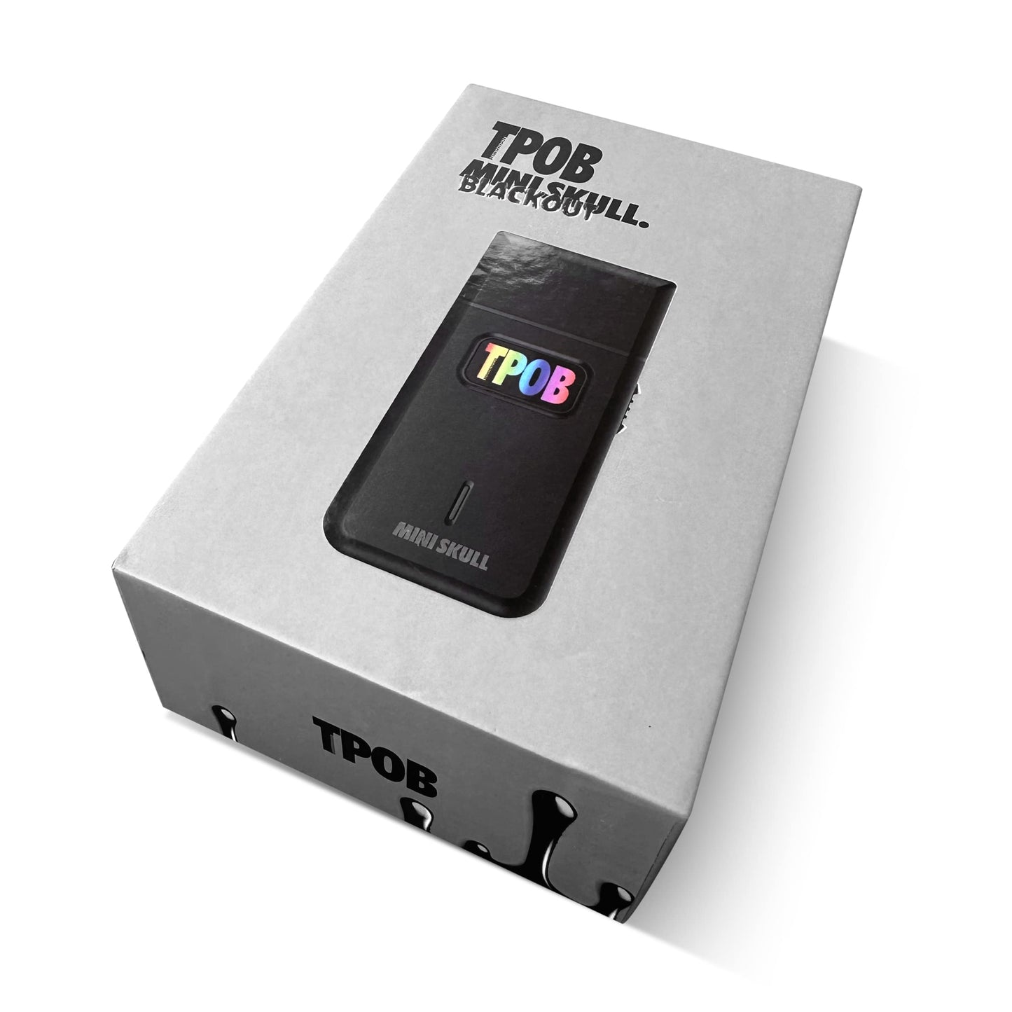 TPOB Mini Skull Single Shaver Compact Design That can fit in Your Pocket with a Turbo Charged Motor, Perfect for Both Professional and at-Home use (Black)