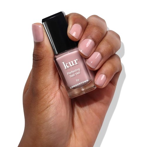 LONDONTOWN Nail Veil - Enhancing Nail Protectant & Strengthener | Natural Tint, Vegan, Chip-Resistant