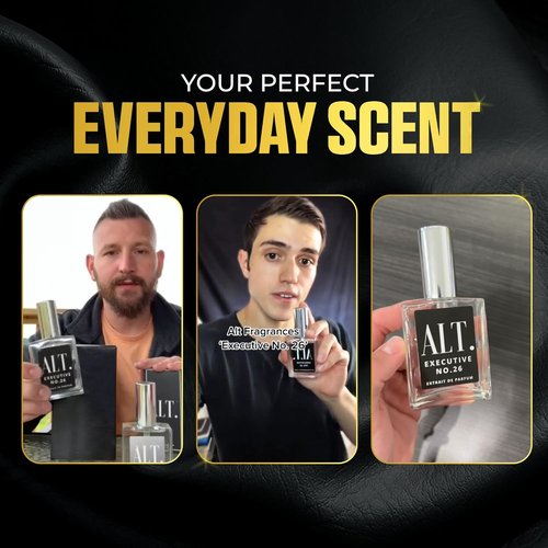 ALT. FRAGRANCES Executive No. 26 | Extrait de Parfum for Men - Long Lasting Woody Fruity Scent, 60ml
