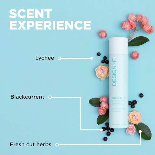 QUICKIE.ME Dry Shampoo Hair Spray by DESIGNME | Oil-Absorbing, Residue-Free Dry Shampoo | Root-Lifting Dry Shampoo Spray | Waterless Dry Shampoo Spray with Rice Starch, 7 Oz