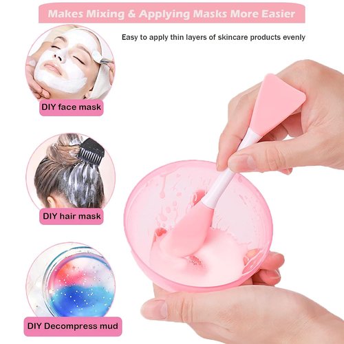 RamPula Silicone Face Mask Brush - Flexible Applicator for Mud, Clay & Sleeping Masks | Beauty Tool