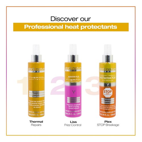 Abril Et Nature Plex Thermal Protector - Prevent Breakage & Damage - Keratin Infused - 200 ml