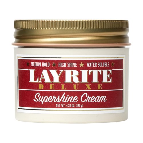 Layrite Supershine Cream - High-Gloss Hair Styling Cream | 4.25 Ounce for Ultimate Shine