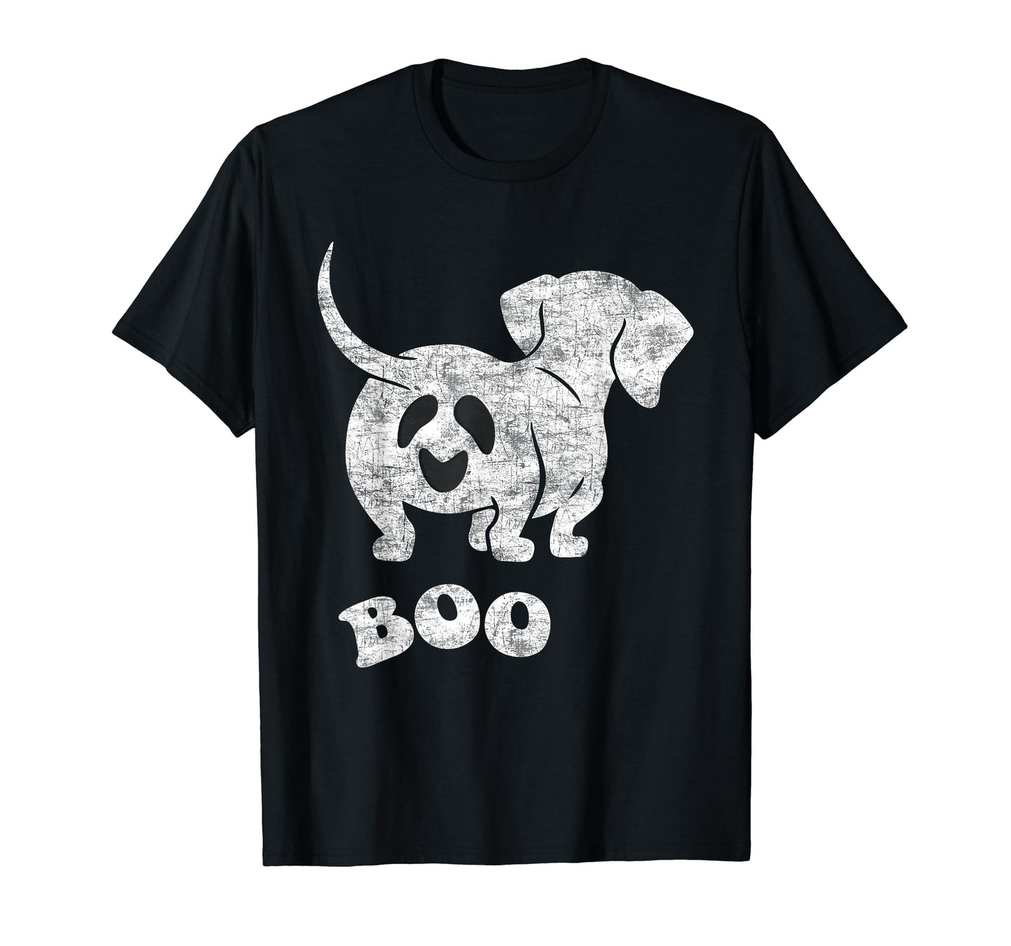 Boo Dachshund Spooky Dog Wiener Halloween Costume T-Shirt