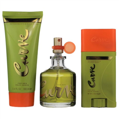 Curve Men's Cologne Spray After Shave Balm & Deodorant Stick