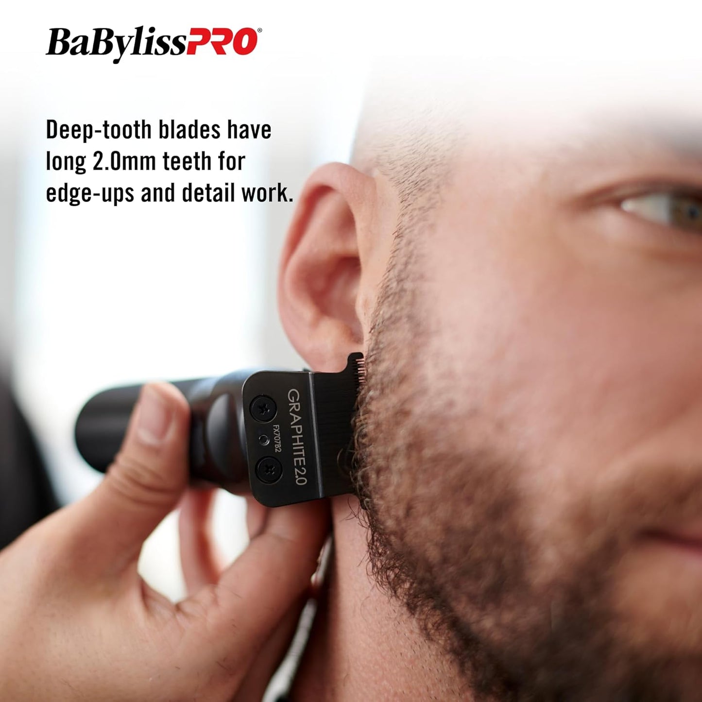 BaBylissPRO T-Blades - Deep-Tooth Replacement Blades for Hair Trimmers | Precision Outlining