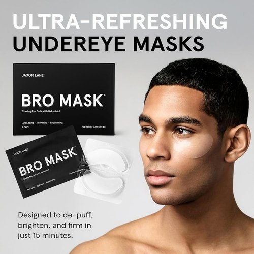 JAXON LANE Under Eye Patches - Hydrogel Anti-Aging Masks for Dark Circles & Puffiness (6 Pack)