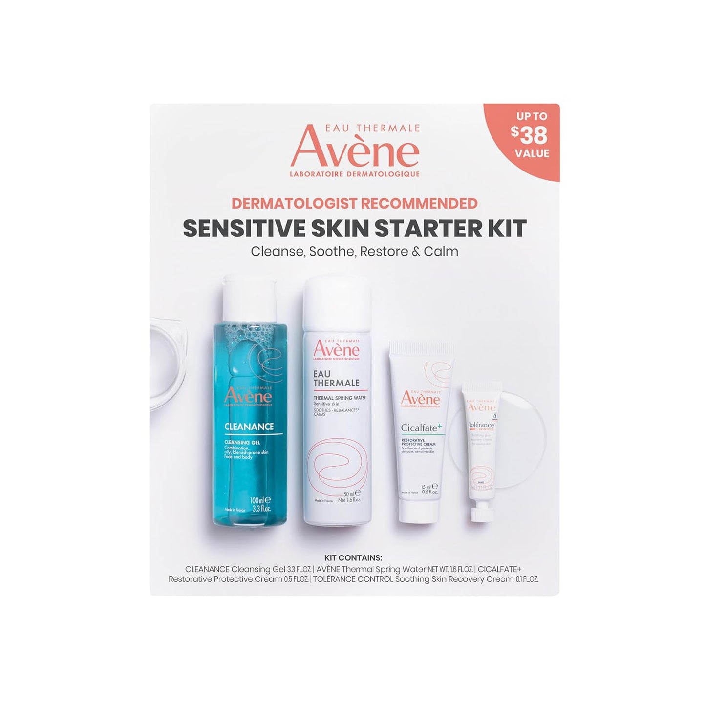 Avène Tolerance Control Cream - Soothing Skin Recovery for Sensitive Skin | 1.69 oz